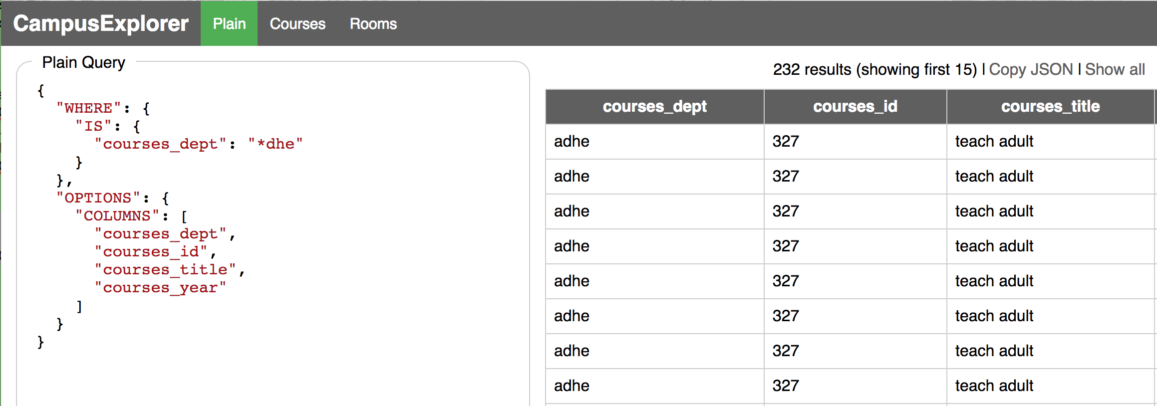 Database & Query System